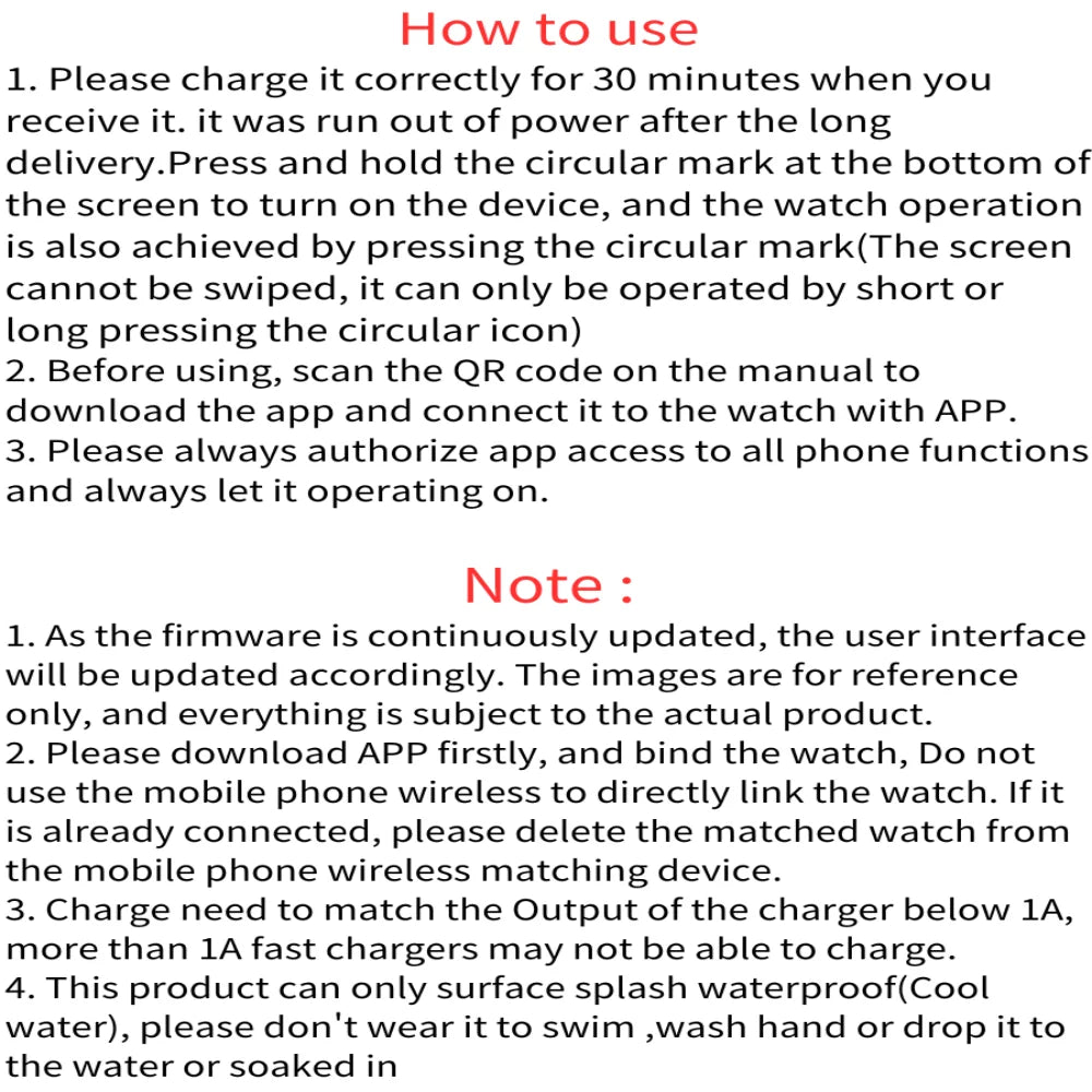 Smartwatch Unisex  per Android IOS