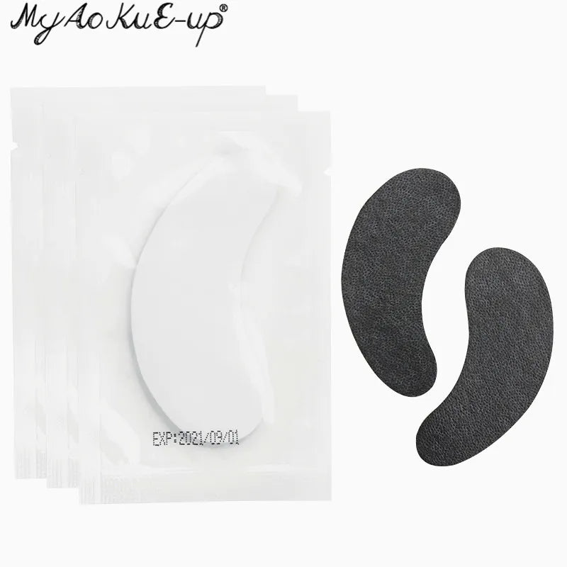 50 paia di estensione delle ciglia in Hydrogel Eye Pad Gel Adesivo