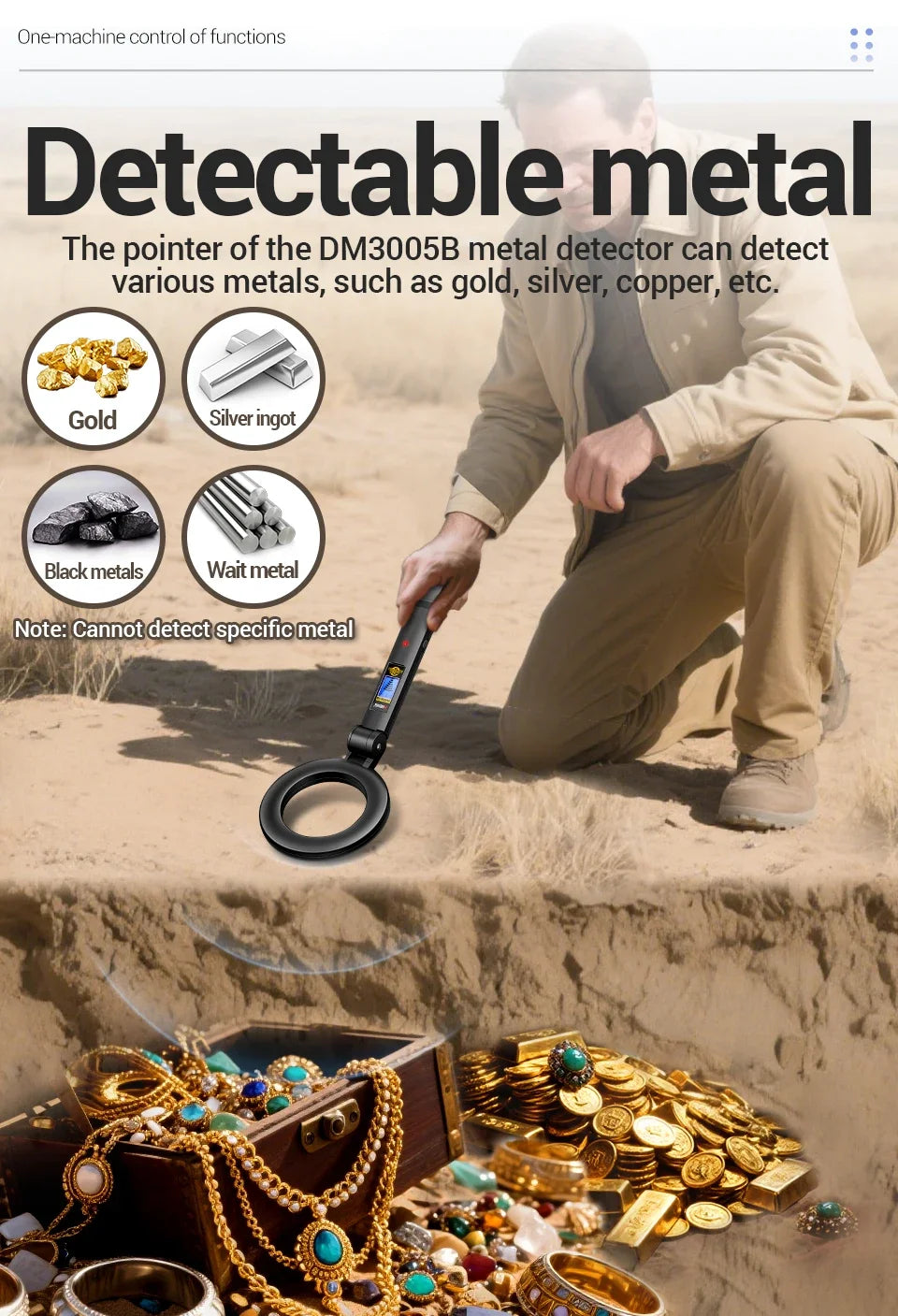 Metal detector portatile DM3005B