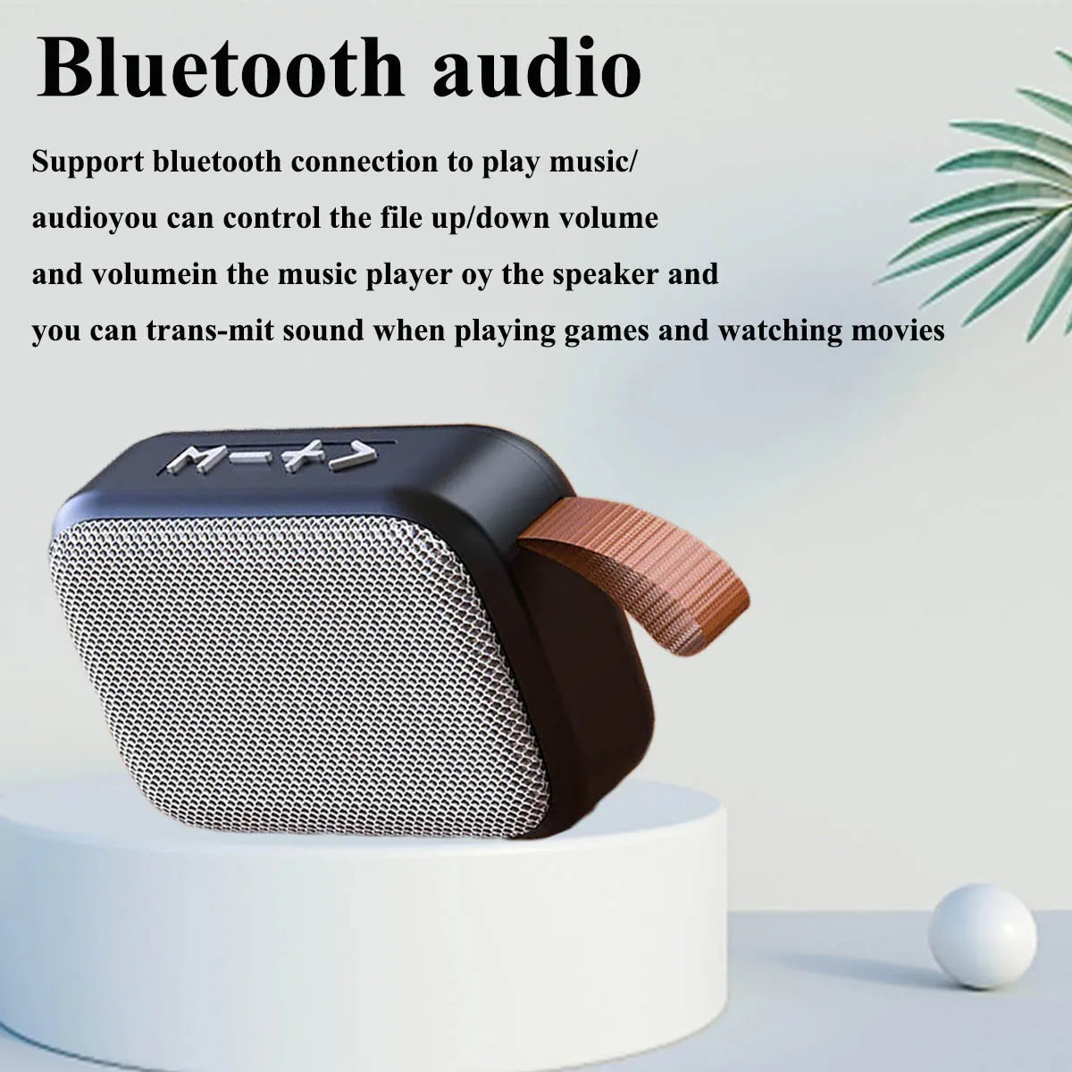 Altoparlante portatile Bluetooth all’aperto 5.0 Mini Altoparlante Oxford Colonna wireless Lettore musicale stereo 3D Surround Hifi Sound Box