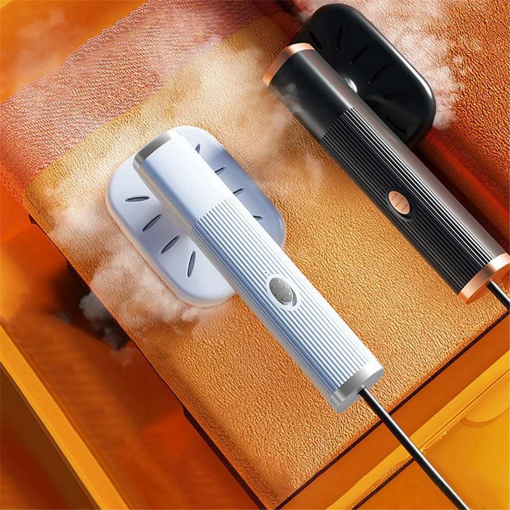 Vaporiera da viaggio portatile per vestiti Mini ferro da stiro a vapore Ferro da stiro portatile rotante a 180° per vestiti in tessuto