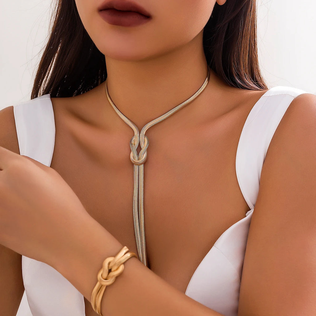 2 pezzi/set collana e braccialetto