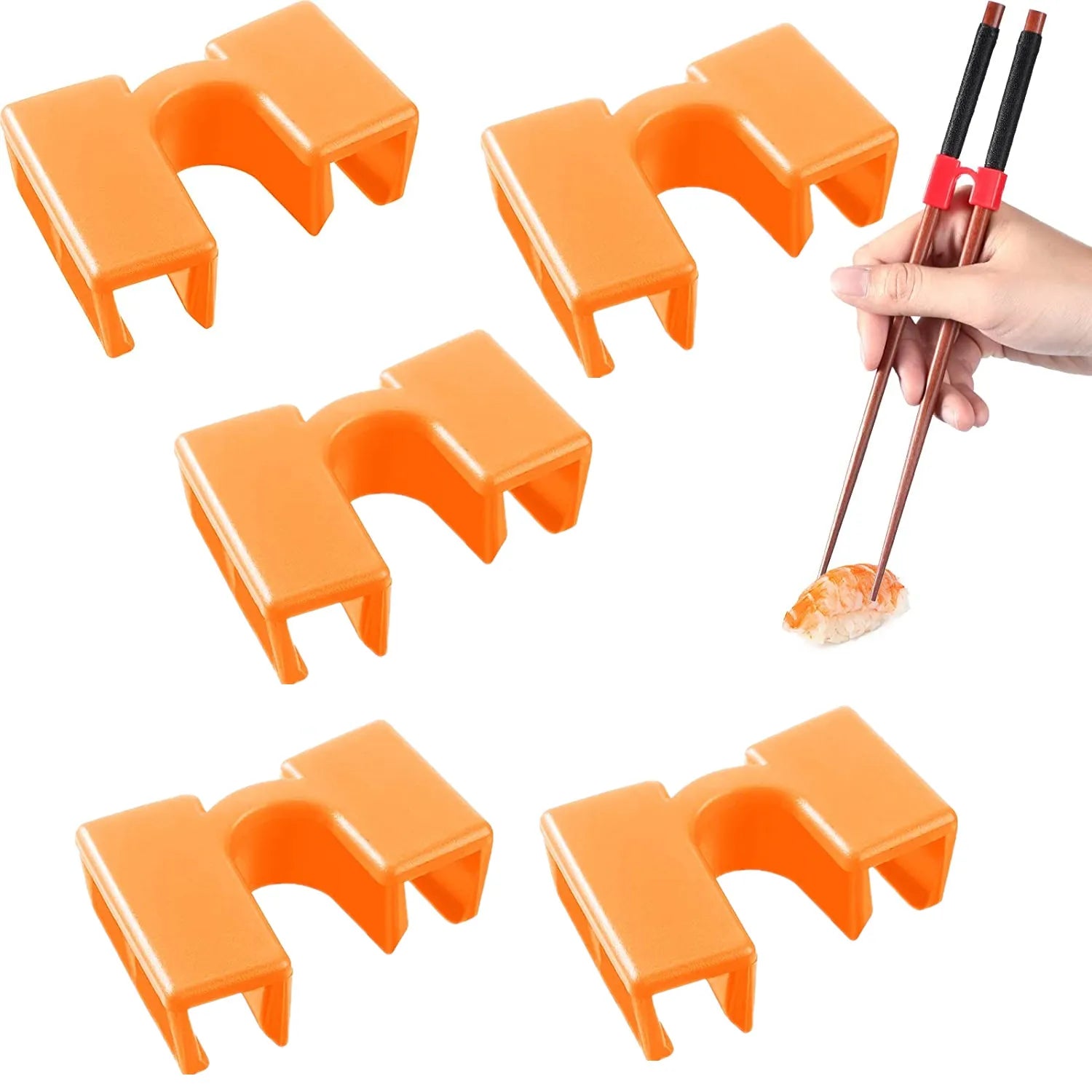 5PCS per bacchette in plastica non scivoloso resistente al calore