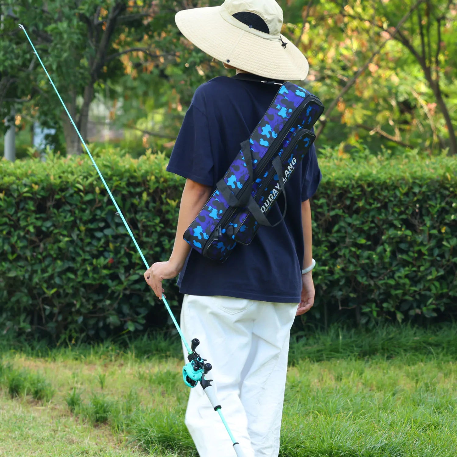 Custodia professionale per canna da pesca Borsa Oxford resistente