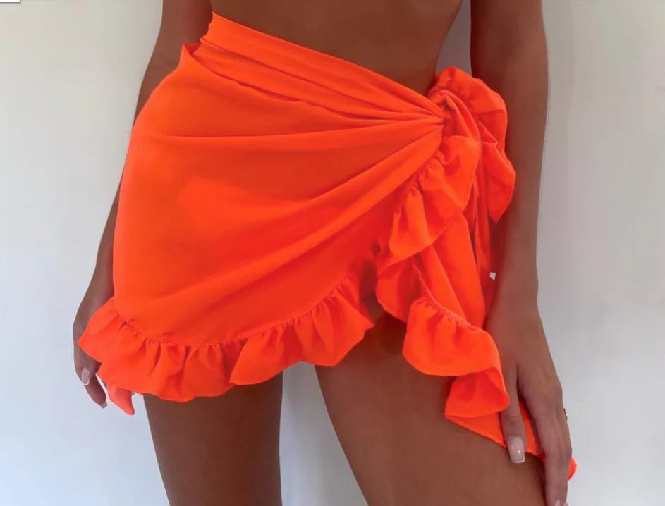 6 colori volant copri costume