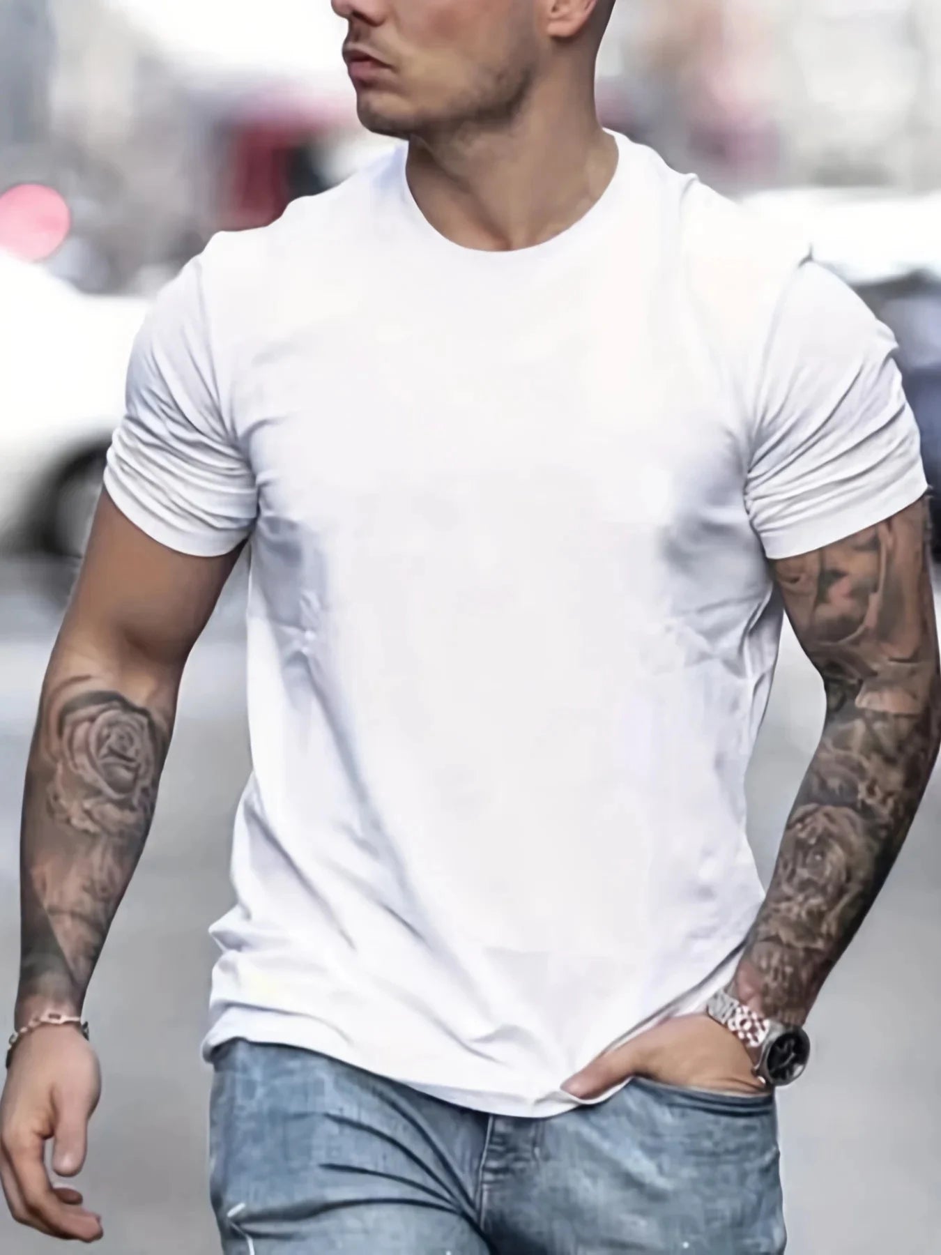 T-shirt uomo 100% cotone Freedom
