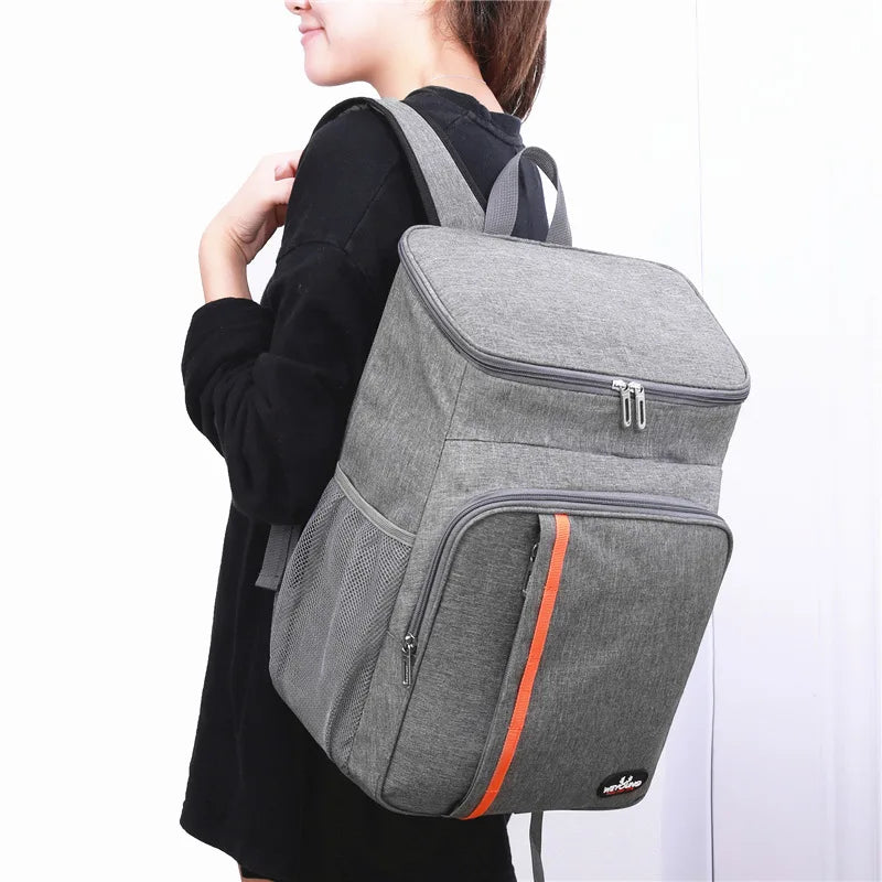 18L Borsa per il pranzo termica portatile per alimenti Resistente impermeabile Cooler Custodia isolata per il  ghiaccio