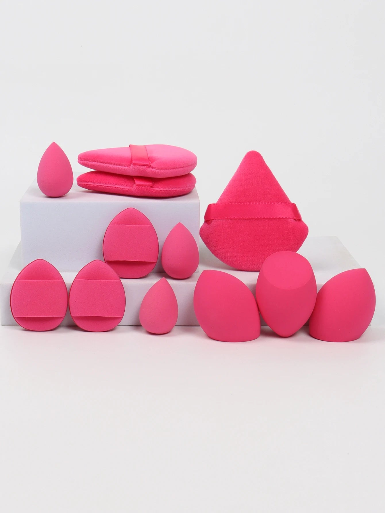 Set 12 Pz di spugne per trucco multiuso, set di diversi colori