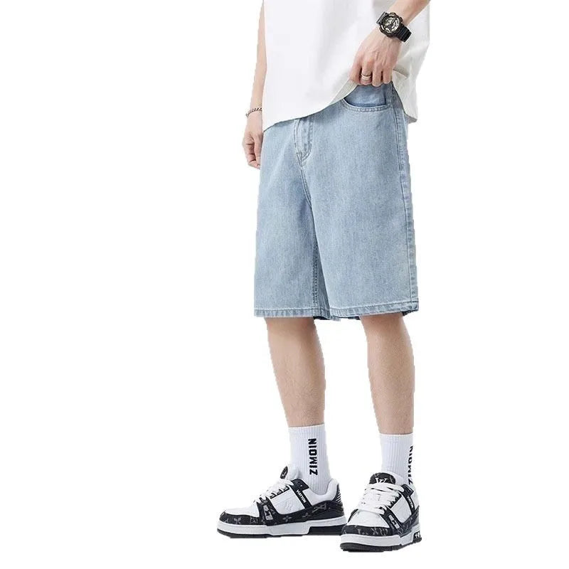 Denim pantaloncini di jeans da uomo