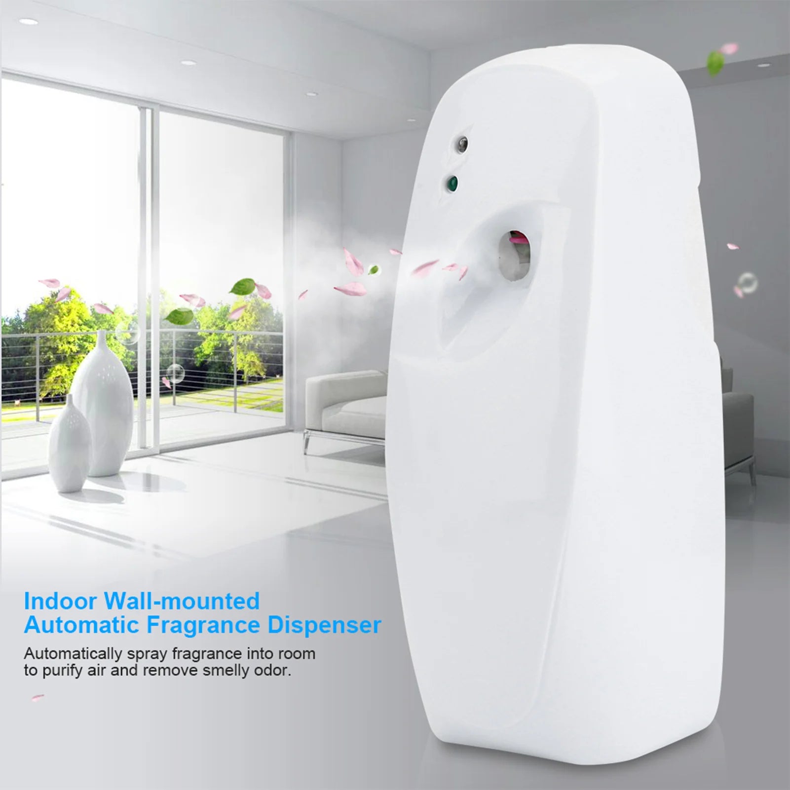 Deodorante per ambienti regolabile, automatico