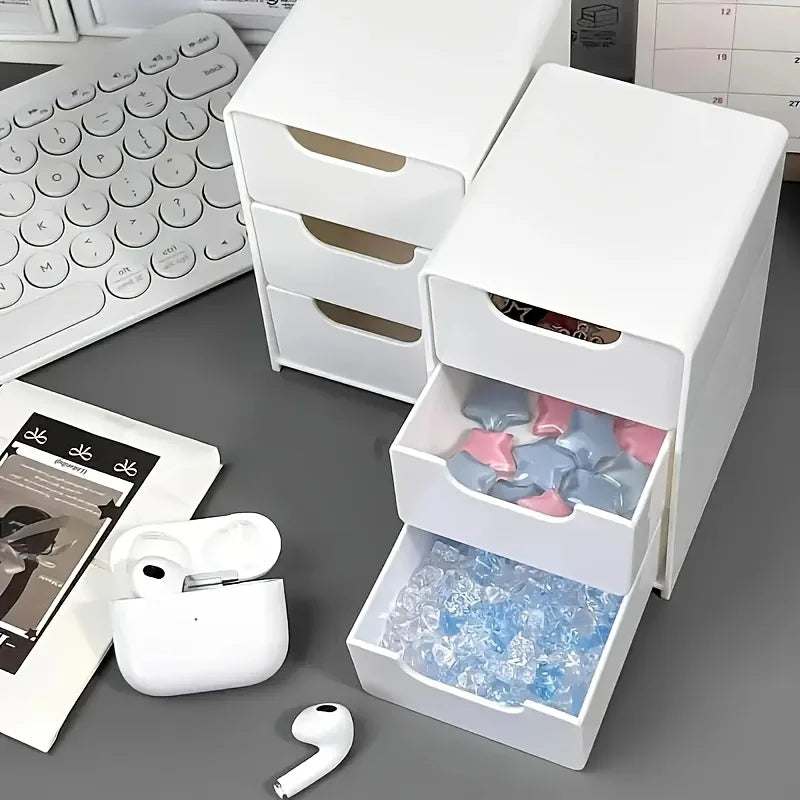 Organizzatore da scrivania a 3 livelli con cassetti