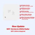 Tuya WiFi Sensore di presenza umana Rilevatore radar MmWave con sensore di luminanza per Smart Home Smart Life