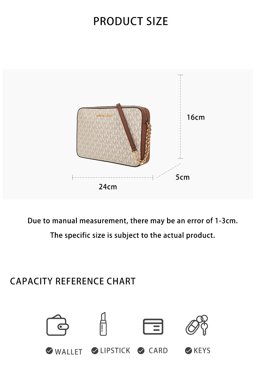 Borsa Michael Kors Jet Set tracolla Pouchette