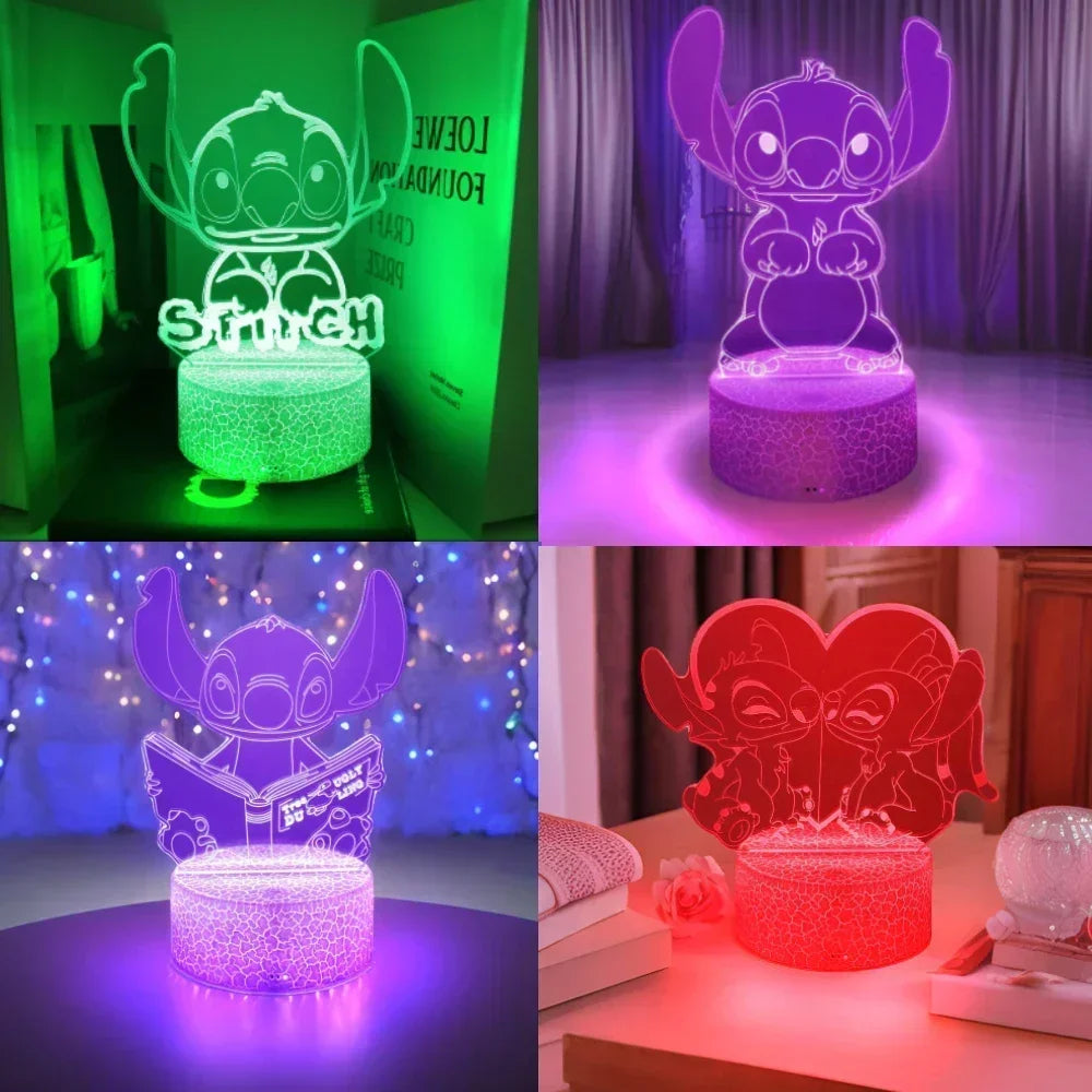 Lampada STITCH  LED Luce notturna Telecomando Smart Touch