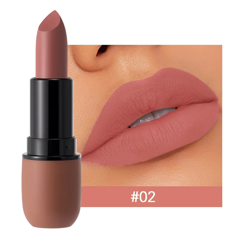 Rossetto opaco a 6 colori