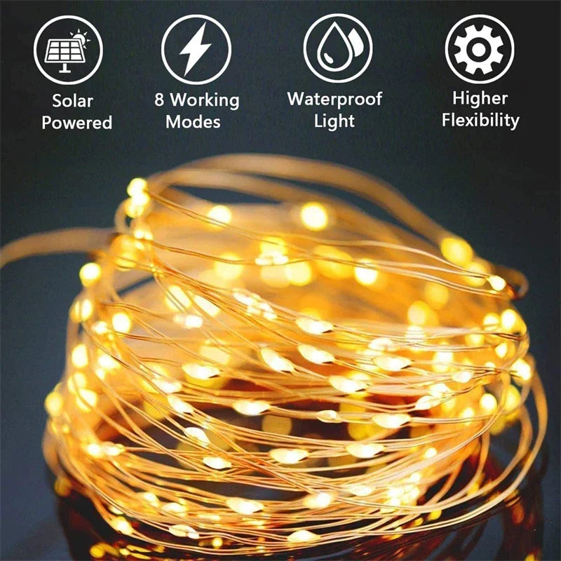 LED Solare per giardino 7M/12M/22M/32M