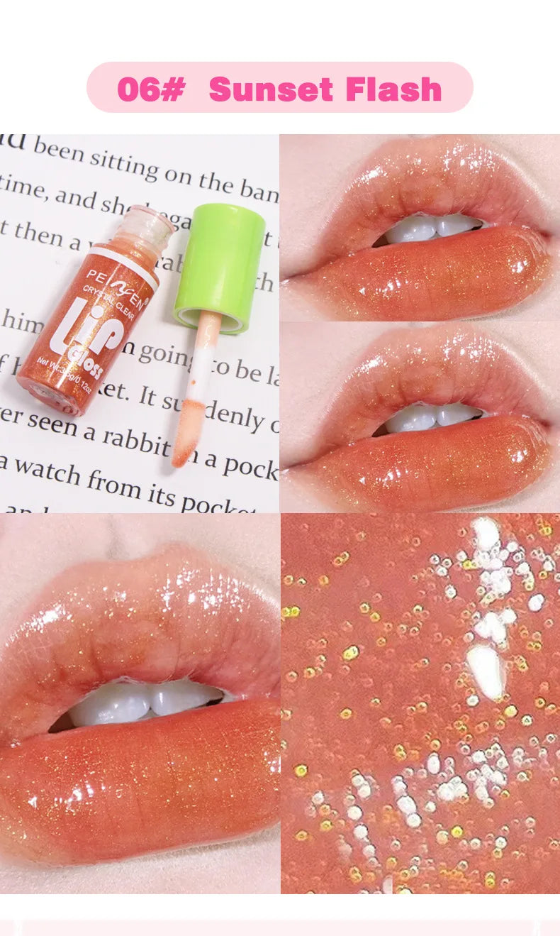 6 pezzi Glass Lip Gloss Set Idratante