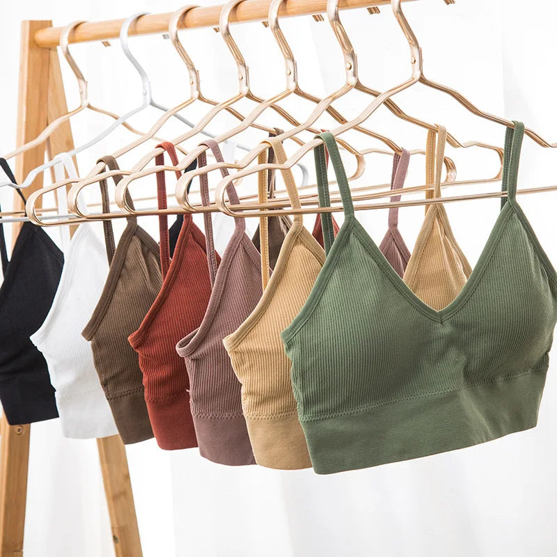 Set di 4 Pz Reggiseno senza cuciture, in cotone