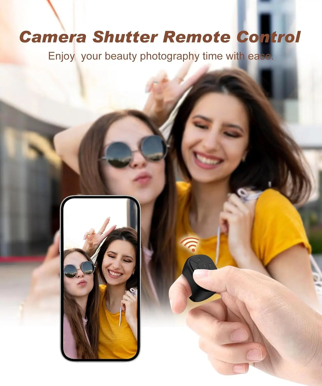 Anello Tiktok Scrolling, telecomando Bluetooth Tiktok
