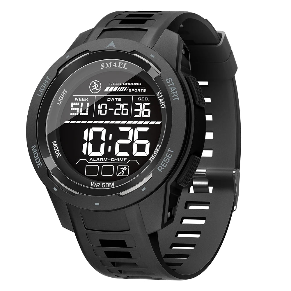 SMAEL Orologi da polso sportivi a LED Orologio impermeabile da uomo
