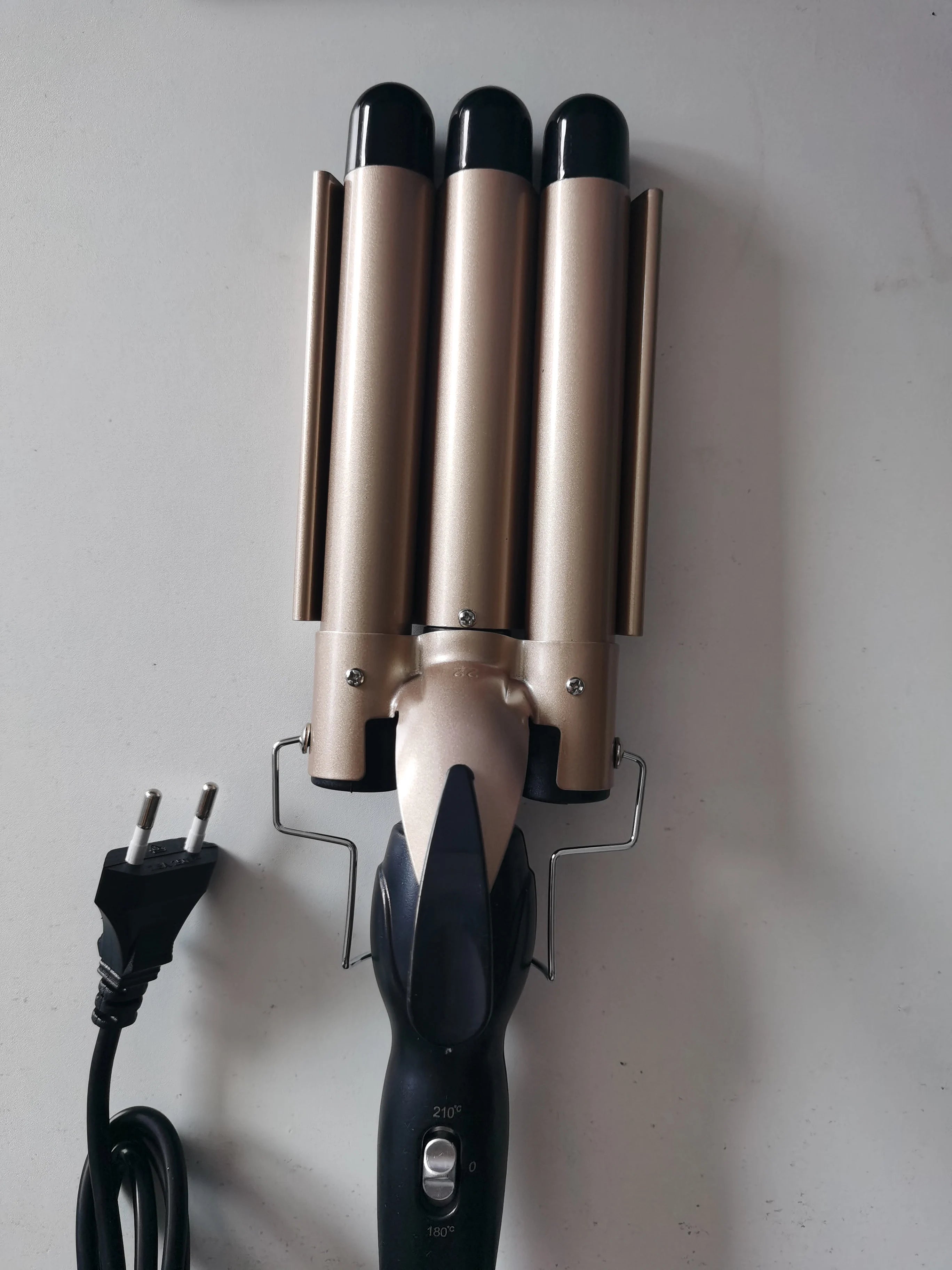IRUIBEAUTY Ferro arricciacapelli professionale in ceramica a tripla canna