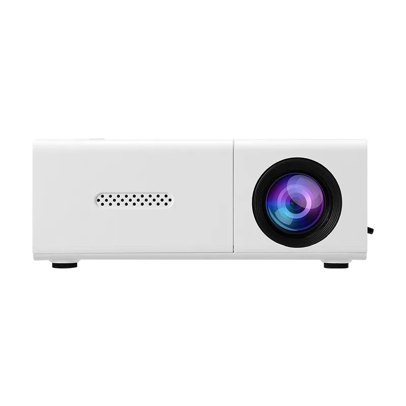 2026 Mini proiettore casa videoproiettore portatile, supporta la proiezione del telefono cellulare, adatto per TV Stick/USB/laptop