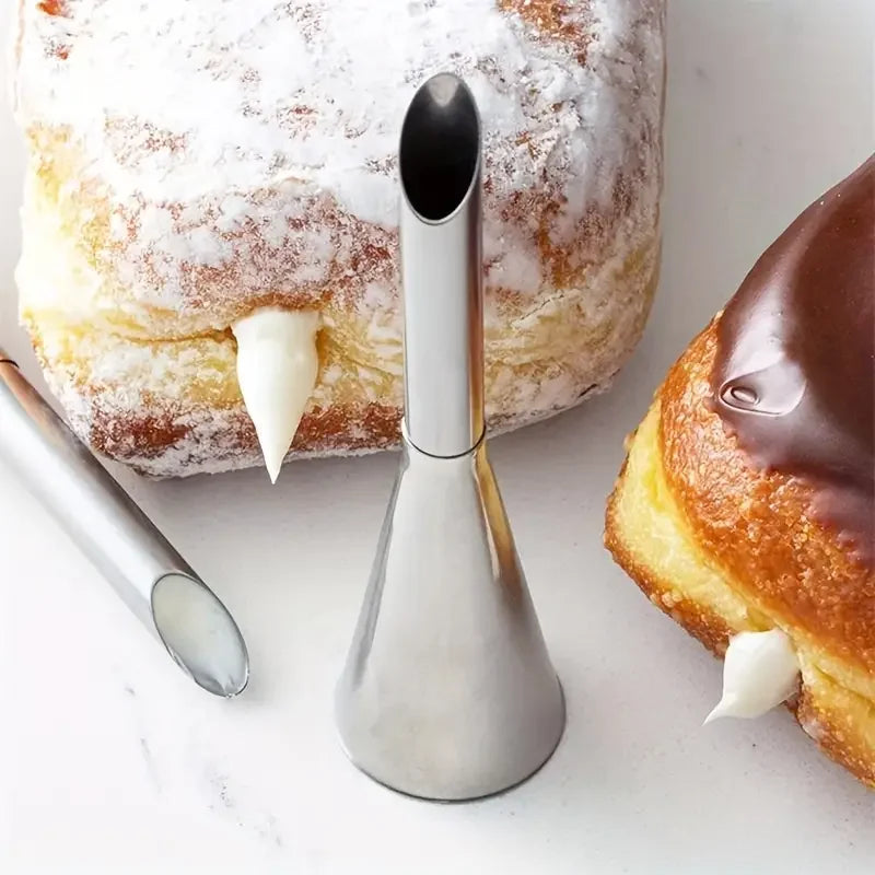 Set di 4 pezzi, punte di decorazione in acciaio inossidabile per torta Cupcake Glassa di crema per biscotti, strumenti di cottura per panettiere