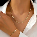 set collana e bracciale da donna lussuosi e alla moda