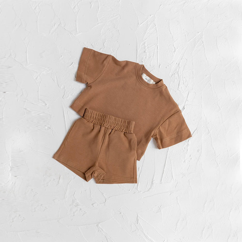 Abbigliamento Bambini T-Shirt + Pantaloncini 0-4 anni