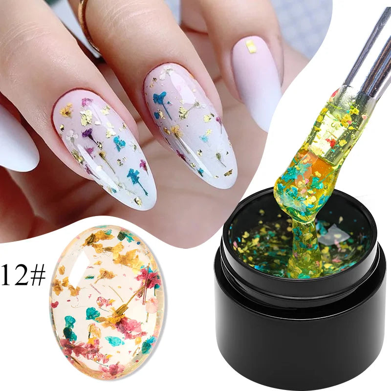 MEET ACROSS 5ml Gel Smalto per unghie Nail Art Top Gel tutti i colori