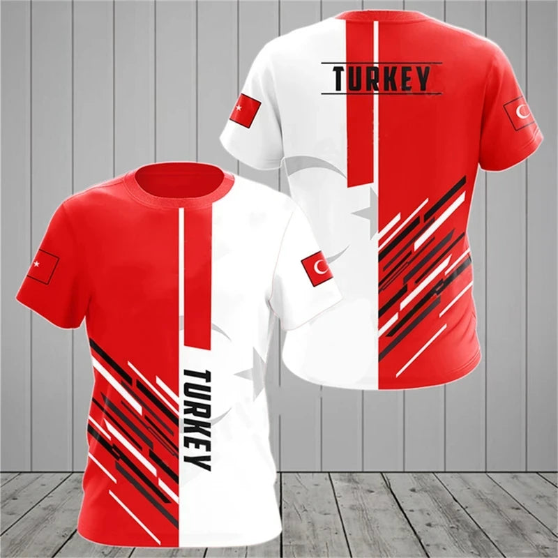 Turchia T-shirt da uomo Top