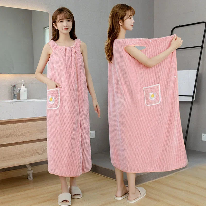 Asciugamano da bagno Indossabile Lavabile Accappatoio