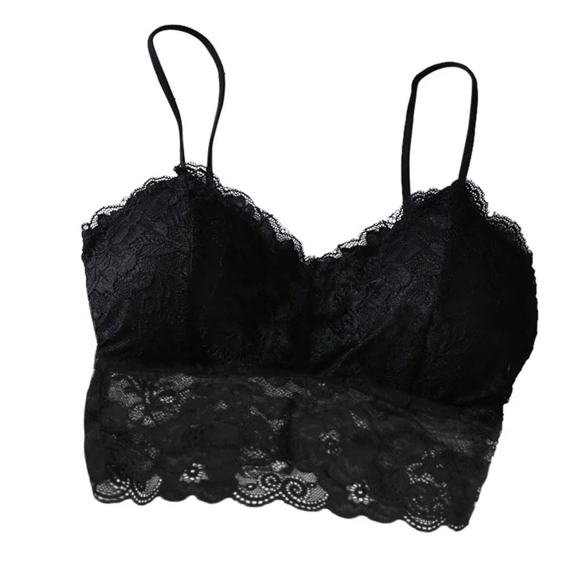 Top in Pizzo Sexy Senza maniche