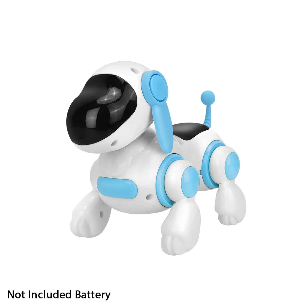 Intelligente Interattivo Robot Dog Simulato Camminata Luce Suono Musica Educativa per bambini Crawling, Canto e Interattivo 2026