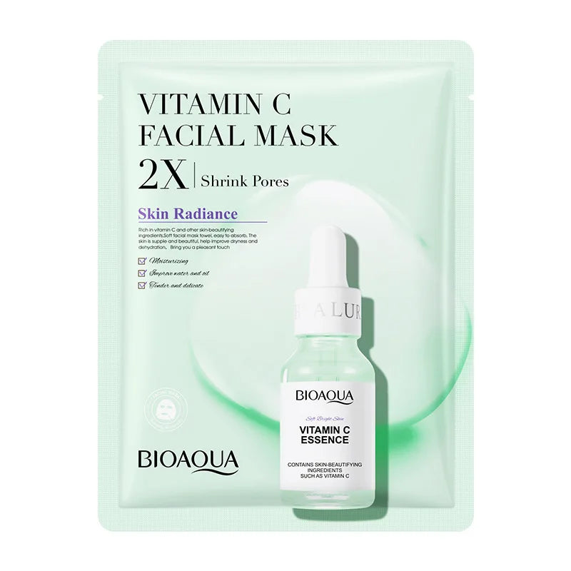 20pcs BIOAQUA Maschera viso al collagene