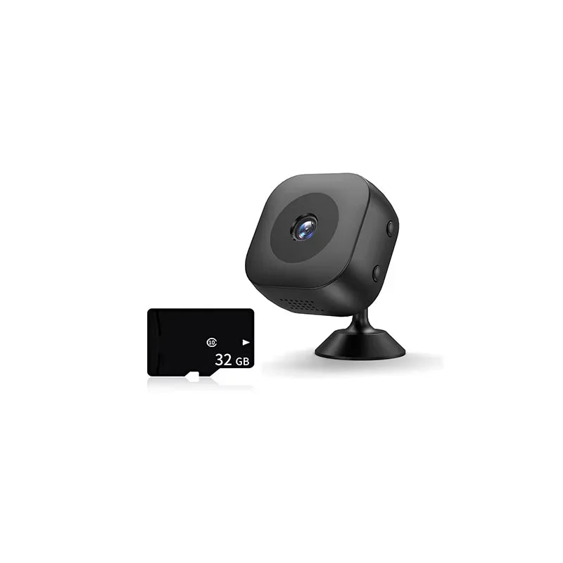 Mini Telecamera di sicurezza 4K Visione notturna a colori Monitor WiFi ad alta definizione Impermeabile Rilevamento del movimento Sorveglianza Smart Home