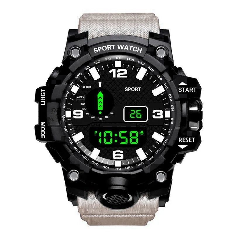 Orologio da uomo Multifunzionale Impermeabile Allarme luminoso
