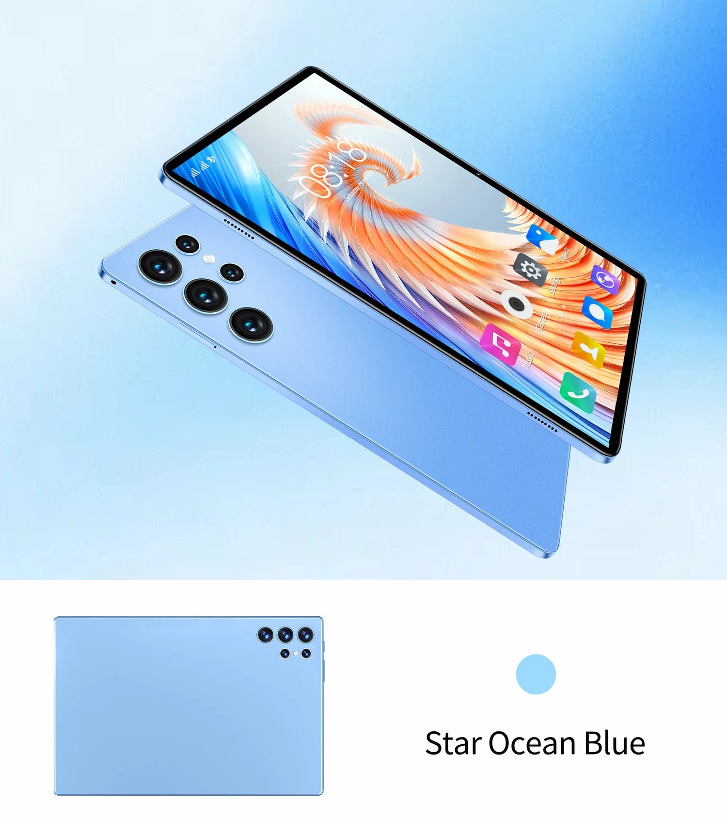BDF-H39 Nuova versione aggiornata 5G Tablet Android 10.1 pollici Octa Core 6GB+128GB Ram 4G Dual SIM Dual WiFi Education Tablet 6000mAh