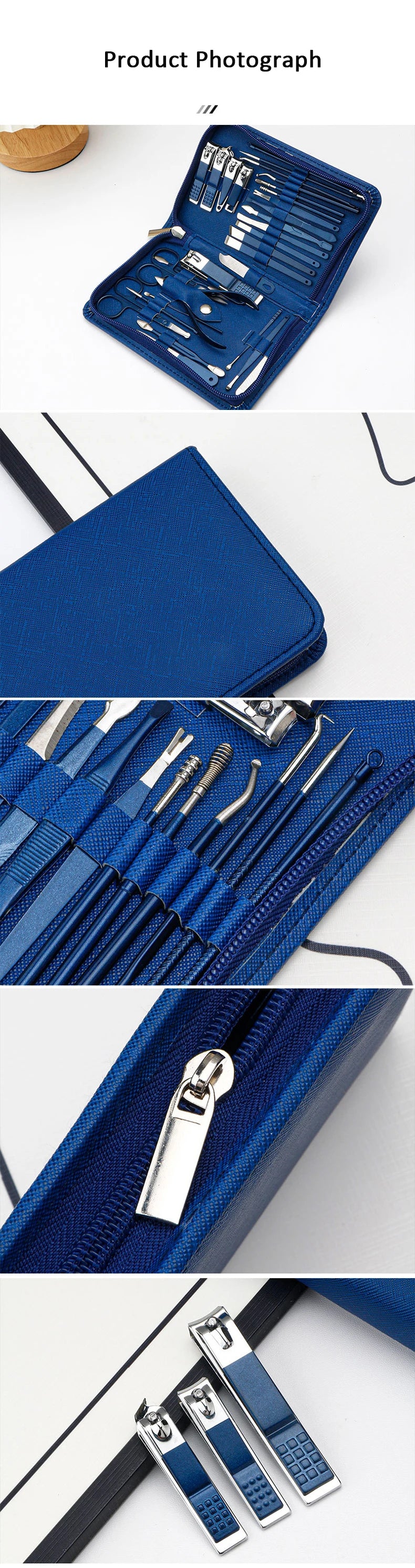 Manicure Set 30 in 1 Nail Clipper Set Nail Kit