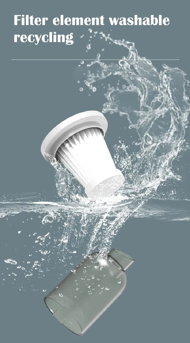Aspirapolvere per auto wireless Ricarica USB 1200mAh