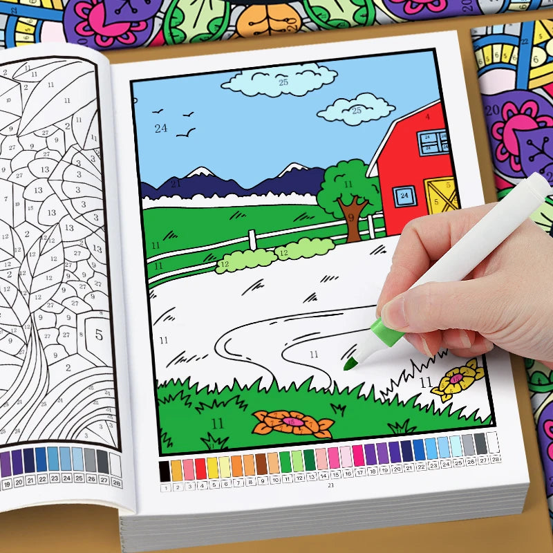 Libro da colorare 32 pagine Mandala Design