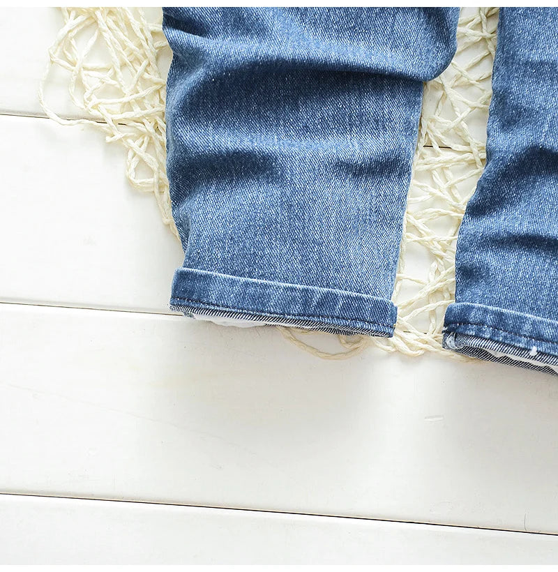 Tuta Salopette in denim per neonati Jeans morbidi