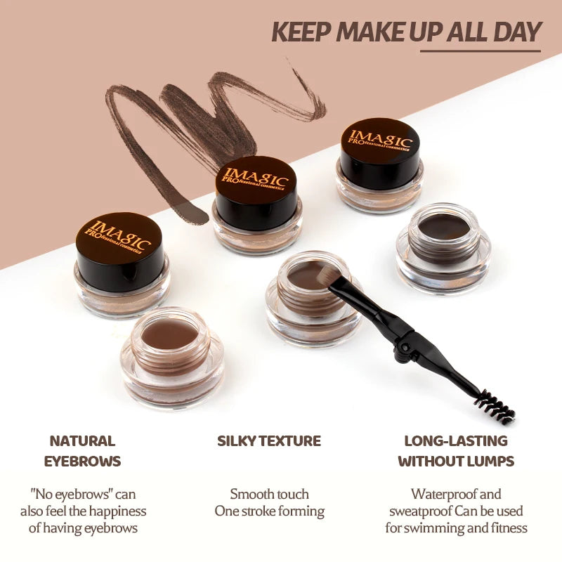 IMAGIC Professional Eyebrow Gel 6 Colori