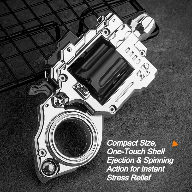 EDC Fidget Spinner Revolver Mini pistola in metallo