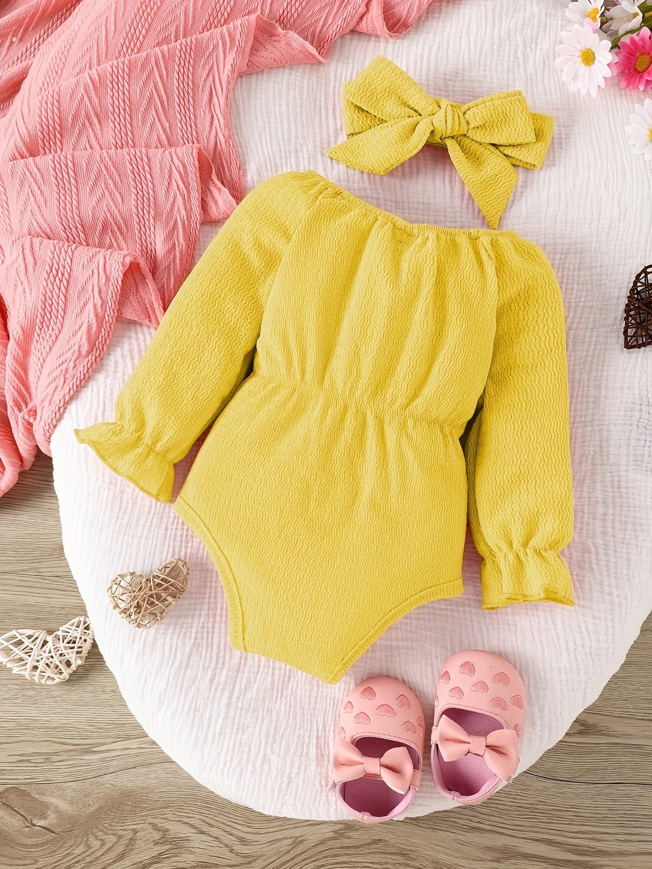 Set di due pezzi primavera bambini in cotone