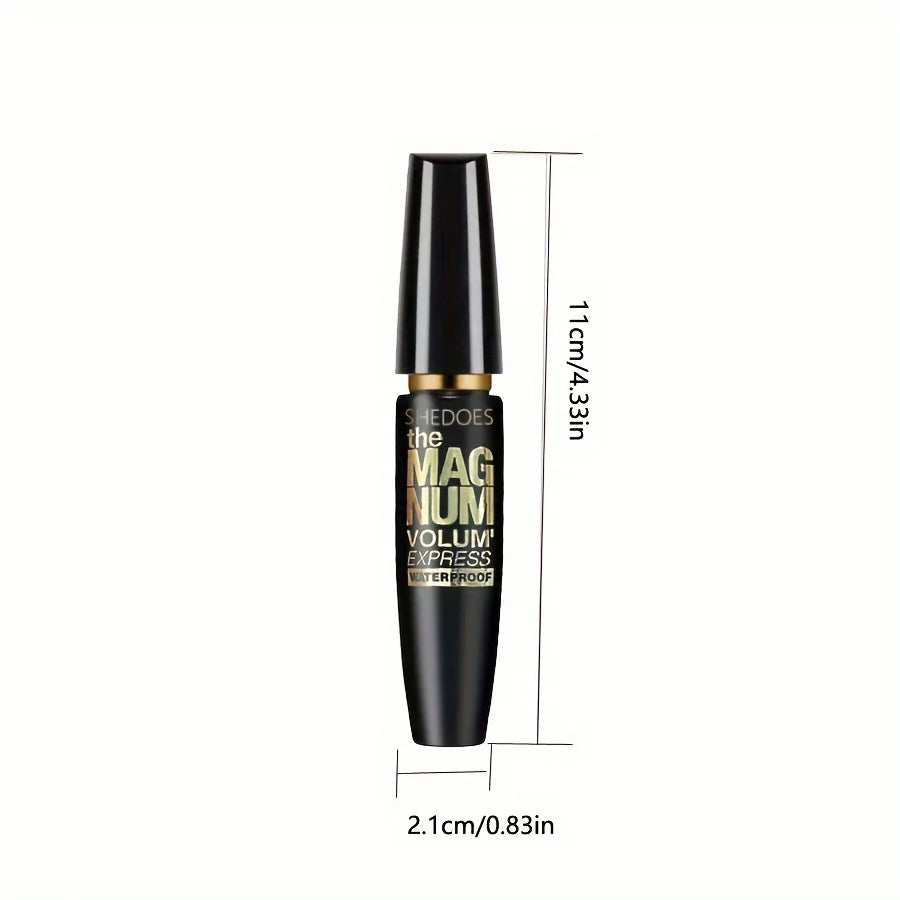 Mascara nero 4D Ispessimento, allungamento, arricciatura, mascara in fibra liquida impermeabile