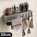 Organizzatore da cucina a parete in acciaiol resistente, senza trapano per coltelli, Utensili, Taglieri