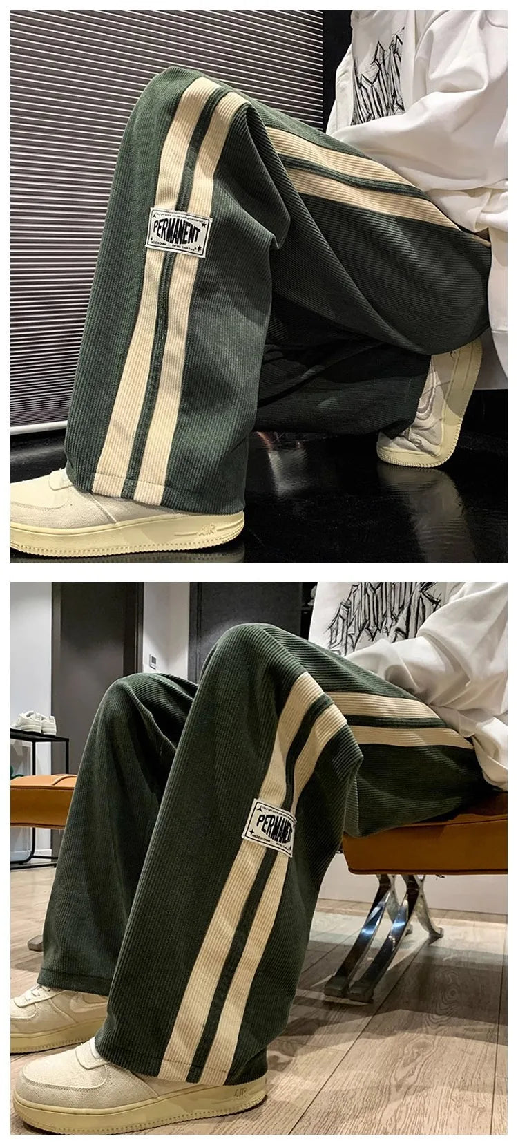 High Street Pantaloni casual Uomo a gamba larga