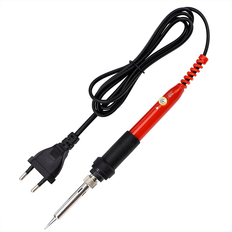🇺🇸JCD 220V 60W Saldatore elettrico a temperatura regolabile di qualità Kit completo