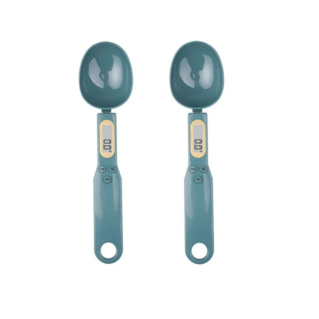 Mini Bilancia a cucchiaio Bilancia da cucina digitale, 0,1-500g, Cucchiaio di misura del peso per Farina, Latte, Caffè in polvere,